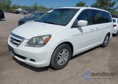 2007 Honda Odyssey Ex-L from USA, damaged, VIN 5FNRL38727B136000